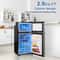 Compact Mini Fridge With Freezer Double Door Energy Efficient Small Refrigerator 3