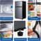 Compact Mini Fridge With Freezer Double Door Energy Efficient Small Refrigerator 4