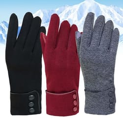 womens winter gloves touch screen thermal fleece lined warm full finger gloves