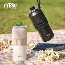insulated cold drink tumbler large capacity portable sports water bottle