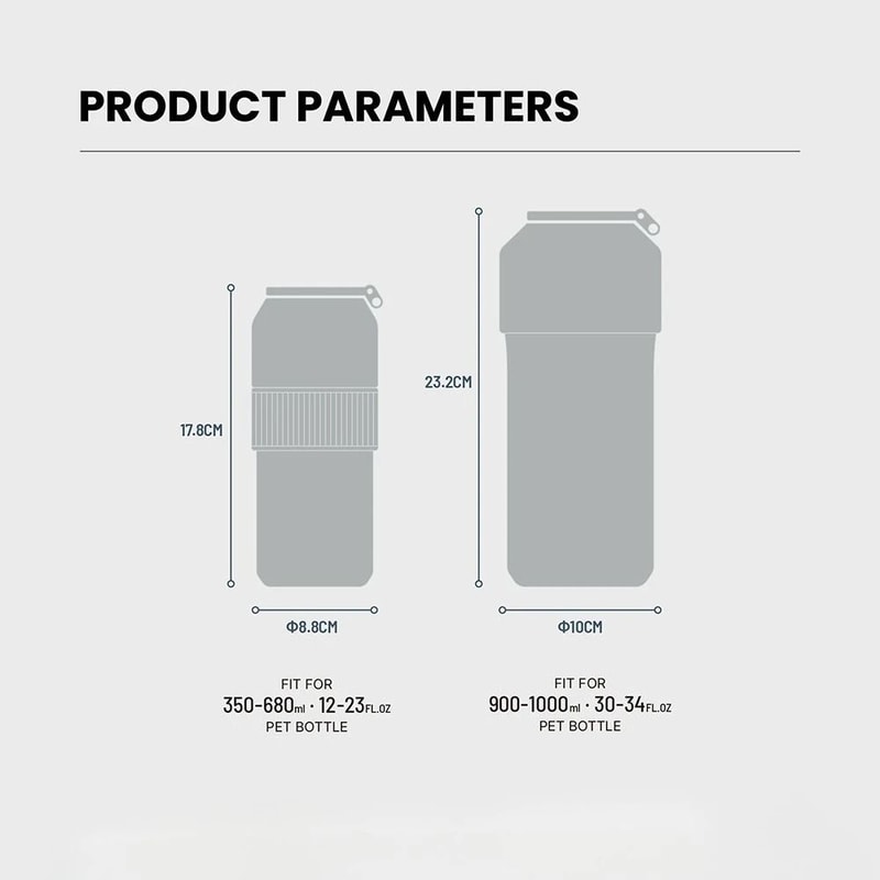 Insulated Cold Drink Tumbler Large Capacity Portable Sports Water Bottle 8