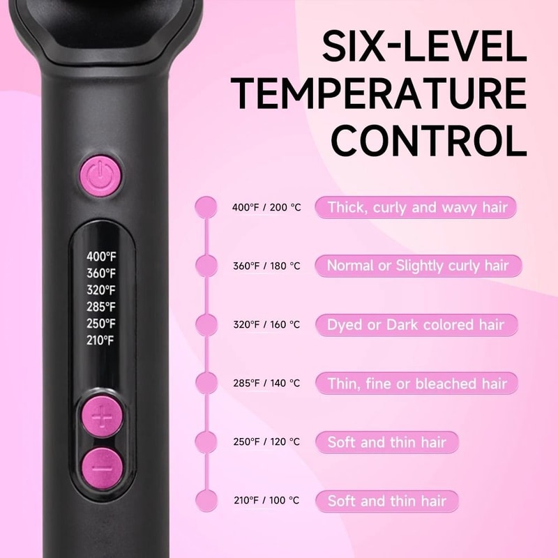 Electric Hair Straightening Comb Fast Heating Anti Frizz Straightener Brush 4