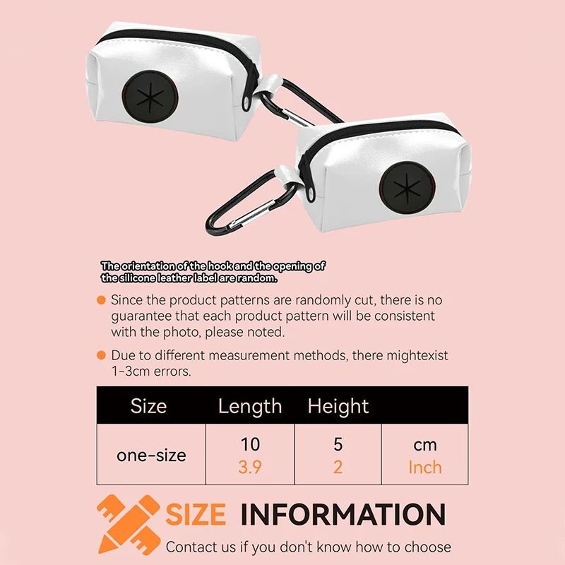 Dog Poop Bag Holder Portable Pet Waste Bag Dispenser For Leash 5