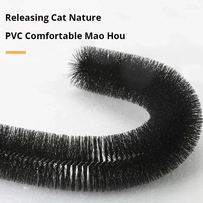 Cat Grooming Arch Self Grooming Brush With Scratching Pad Interactive Toy 5