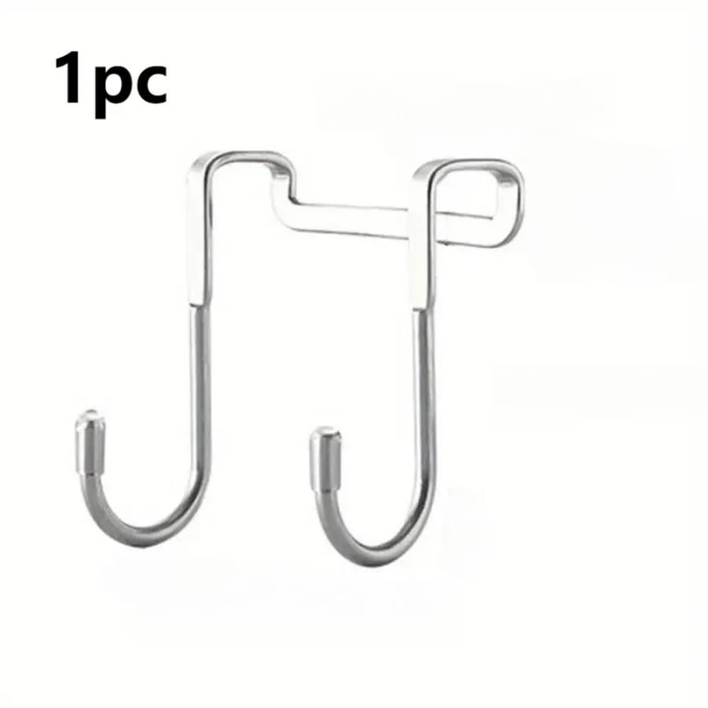 Seamless Adhesive Wall Hook No Drilling Metal Hook For Kitchen Bathroom Storage 0