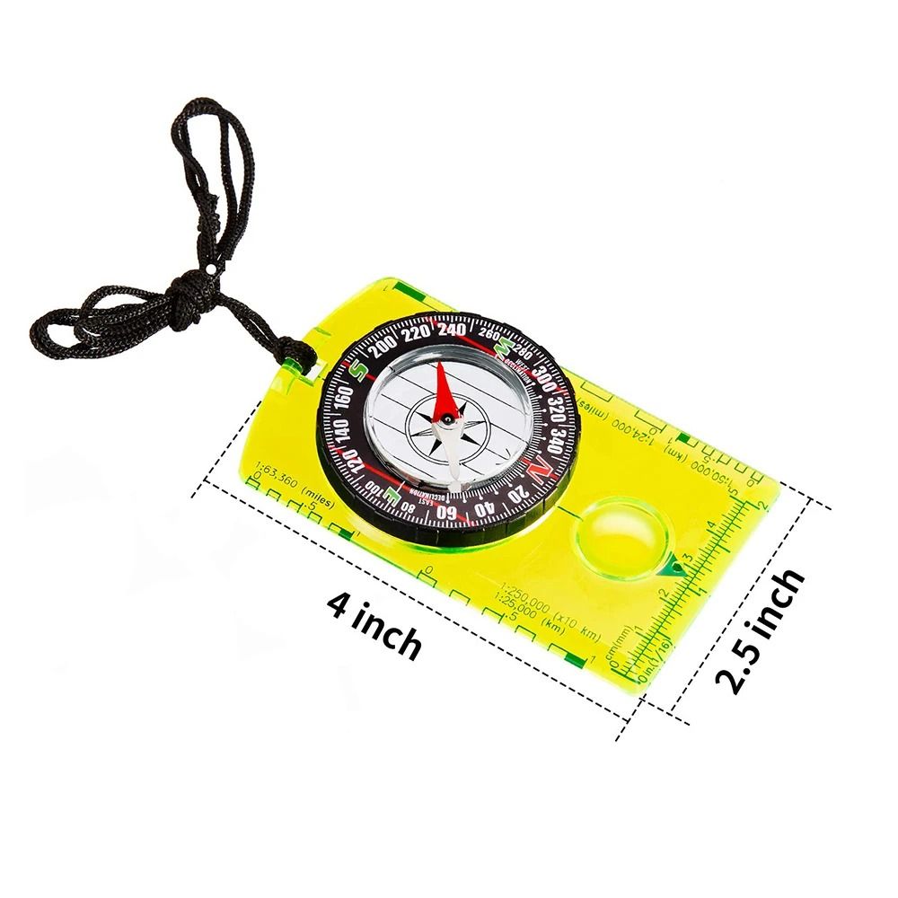 Waterproof Hiking Compass Navigation Tool For Camping Orienteering And Outdoor Use 2