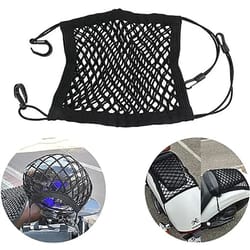motorcycle cargo net double layer elastic bungee luggage net for helmet storage