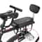 Bicycle Rear Seat Cushion PU Leather Bike Back Seat With Backrest For Passengers 13