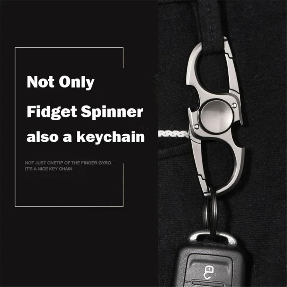 Fidget Spinner Keychain Bottle Opener Stress Relief Finger Spinner Toy 6