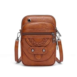 womens crossbody bag pu leather small shoulder phone crossbody purse