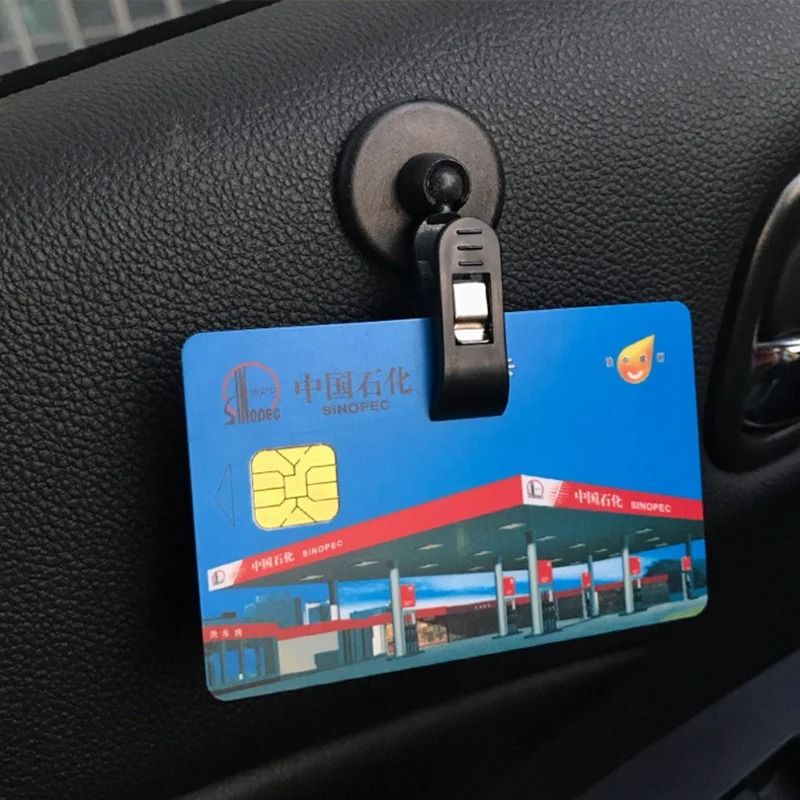 Car Window Suction Clip Holder Car Curtain Sunshade Clip Removable Interior Mount 4