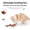 Interactive Cat Toy Electric Chirping Bird With Catnip USB Rechargeable Pet Toy 6