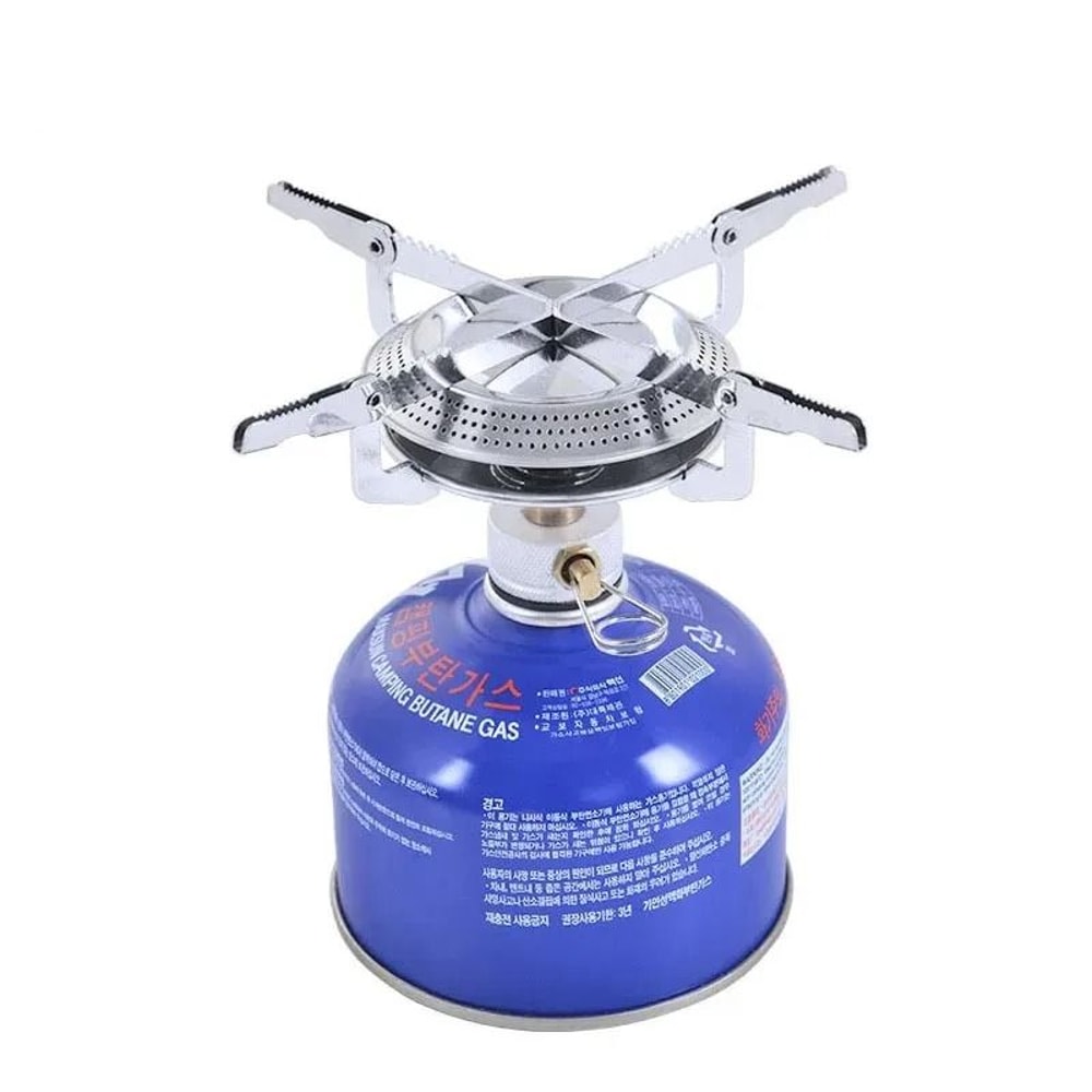Portable Camping Stove Windproof Gas Backpacking Stove Foldable Outdoor Cooking Stove 7