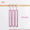 Space Saving Hangers Foldable Clothes Hanger Multi Layer Closet Organizer Set 3
