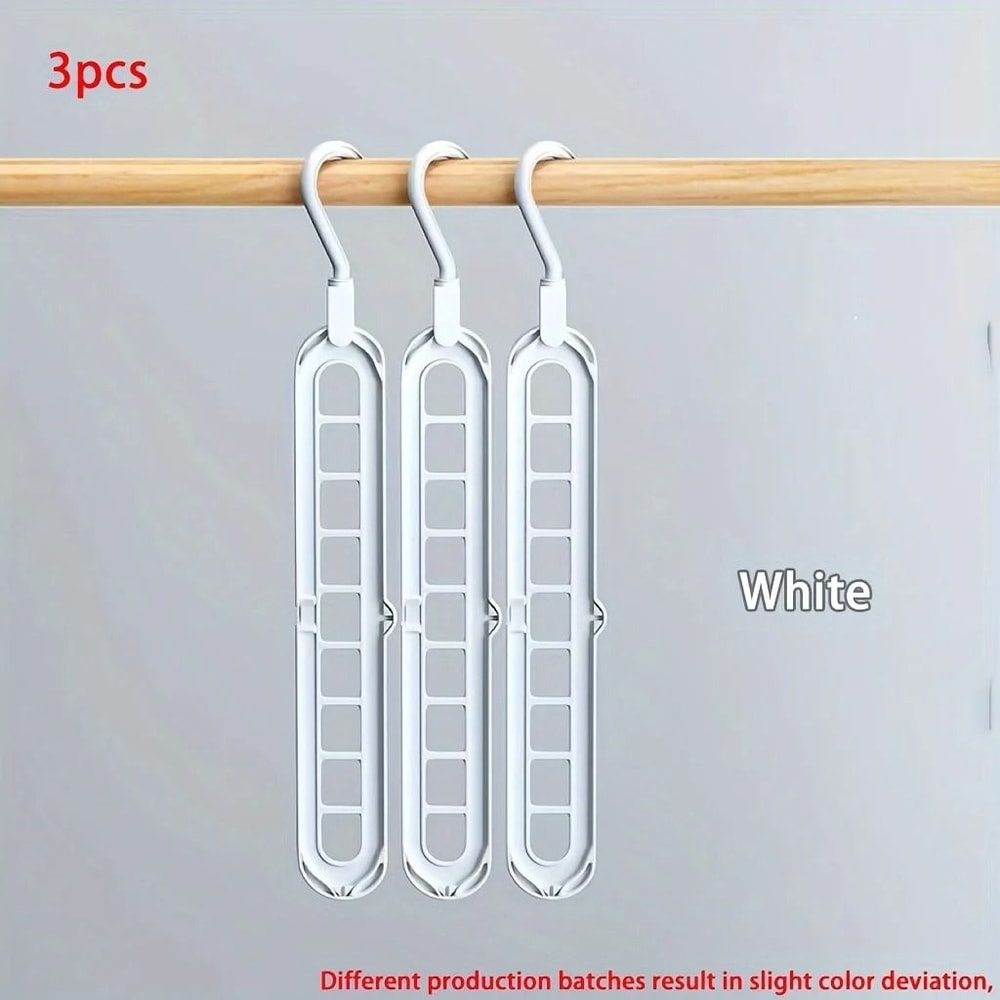 Space Saving Hangers Foldable Clothes Hanger Multi Layer Closet Organizer Set 4
