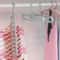 Space Saving Hangers Foldable Clothes Hanger Multi Layer Closet Organizer Set 6