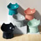 Elevated Cat Bowl Tilted Cat Feeding Bowl Anti Tip Raised Pet Food Dish 0