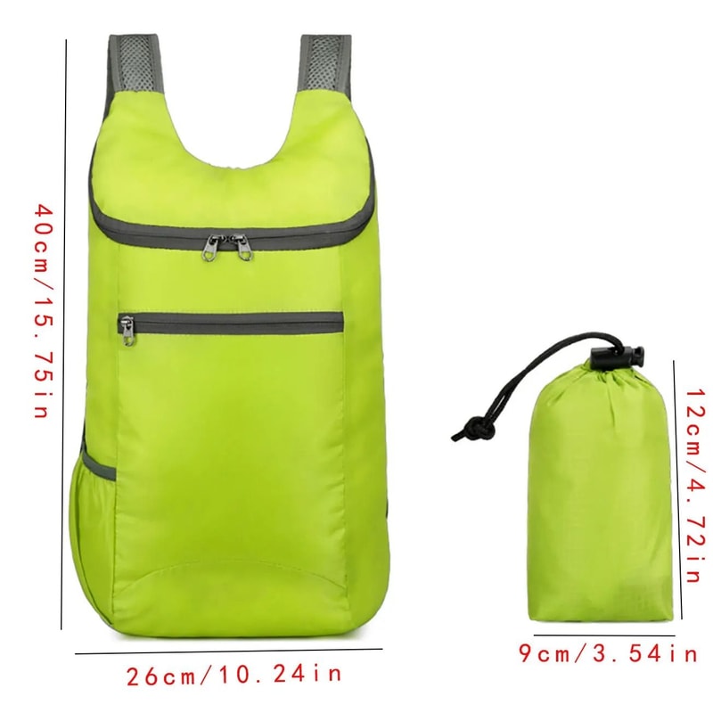 Foldable Travel Backpack Waterproof Weekend Travel Bag Lightweight Large Capacity Backpack 2