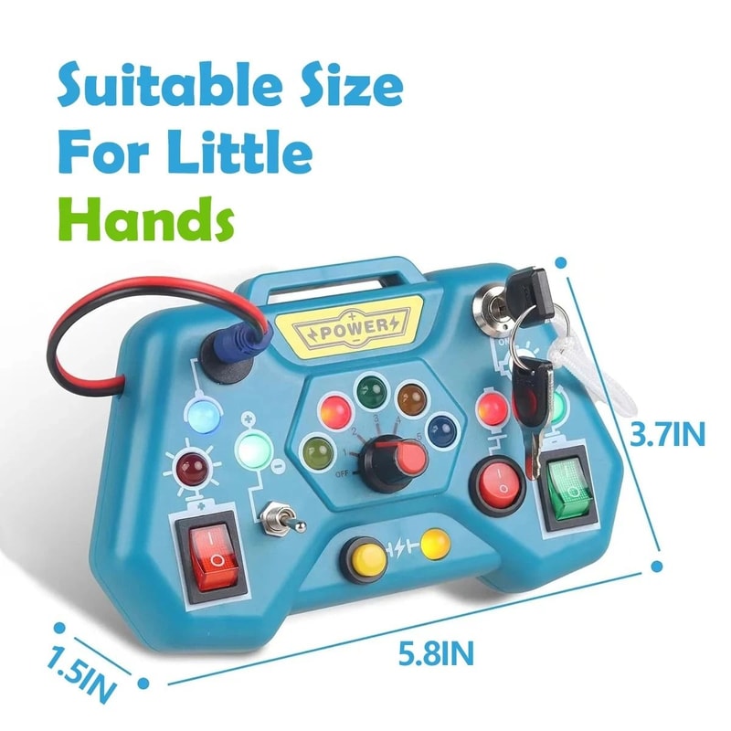 Montessori Puzzle Game LCD Console For Kids Logic Training 1