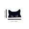 Black Cat Iron On Patch Set Embroidered Cute Clothing Patches 1