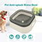 Anti Splash Dog Water Bowl Large Capacity No Spill Pet Waterer 8