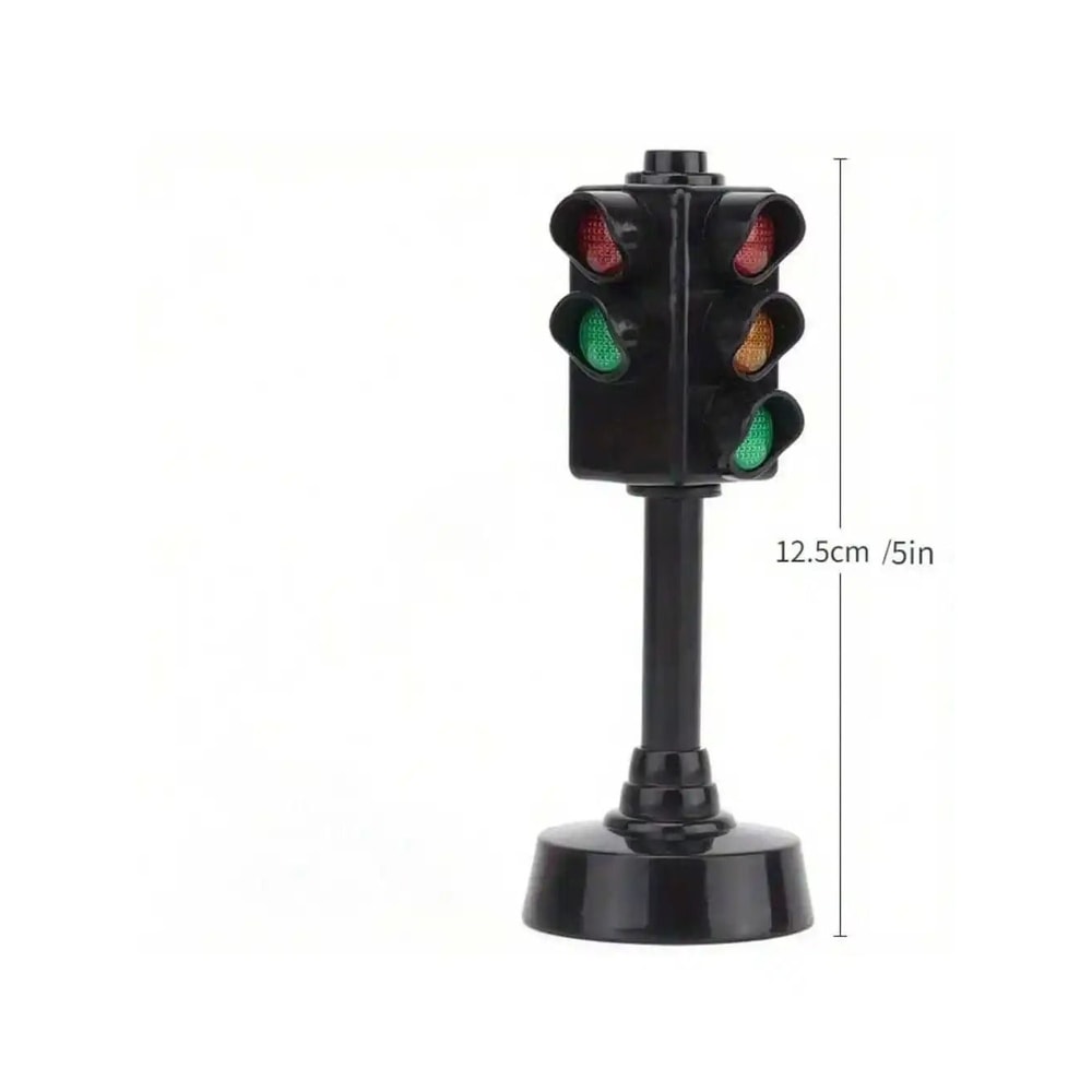 Kids Traffic Light Toy Educational Mini Traffic Sign Set 6