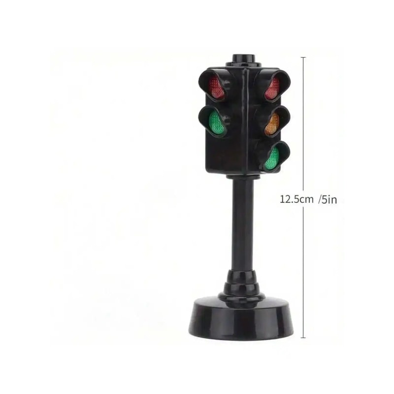 Kids Traffic Light Toy Educational Mini Traffic Sign Set 6