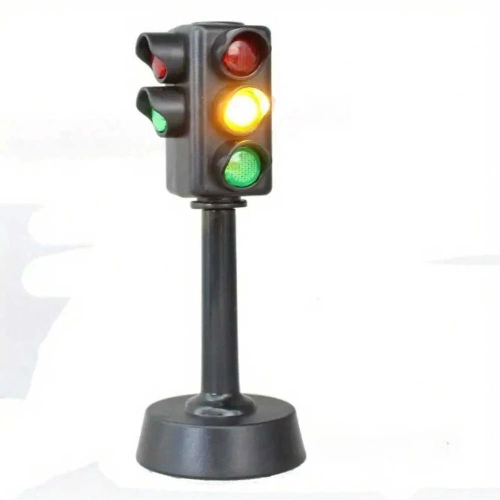 Kids Traffic Light Toy Educational Mini Traffic Sign Set 0