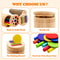 Montessori Wooden Toys Color Sorting Fine Motor Skills Puzzle Set 6