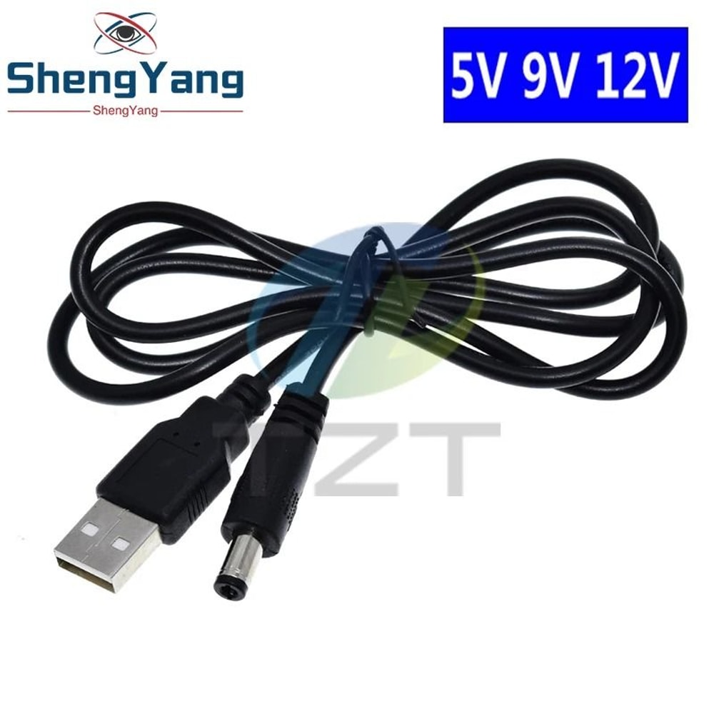 USB Step Up Converter Cable 5V To 9V 12V Power Boost Adapter 4