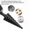 HSS Step Drill Bit Set Multi Size Hex Shank Metal Hole Cutter 3pcs 6