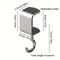 Desk Hook Hanger 360 Rotating Steel Under Desk Bag Hook 1