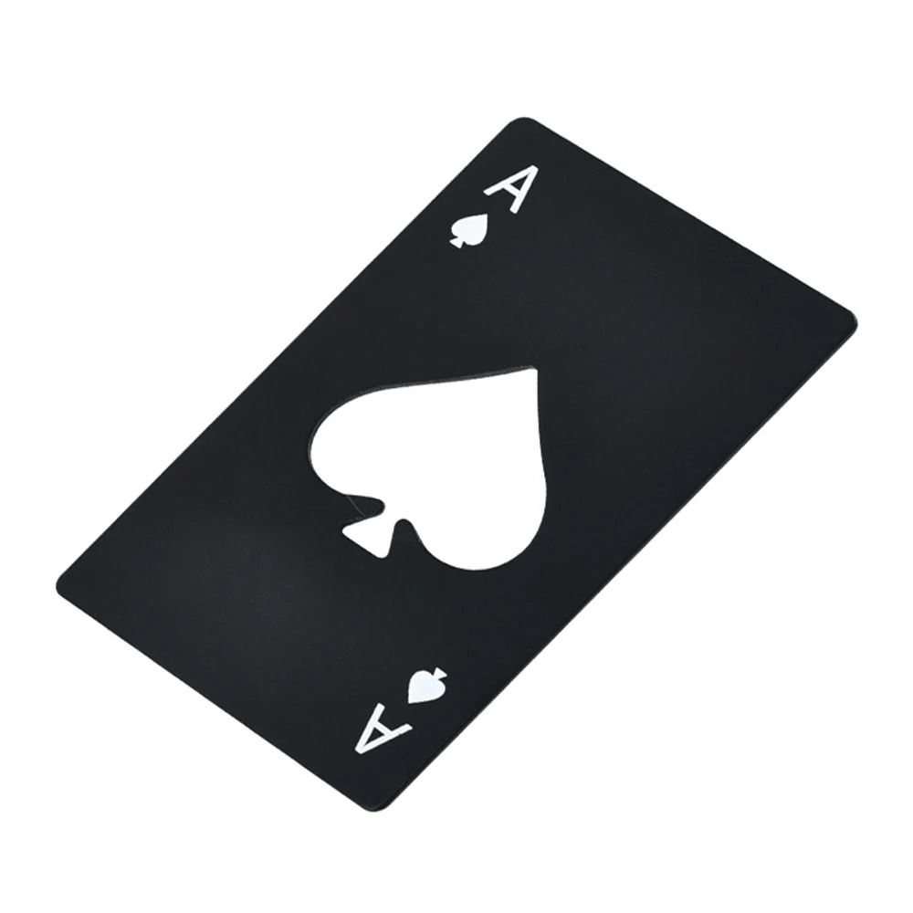 Credit Card Bottle Opener Stainless Steel Poker Card Wallet Size Tool 2