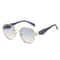 Polygon Sunglasses Retro Metal Frame UV400 Designer Unisex Shades 1
