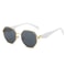Polygon Sunglasses Retro Metal Frame UV400 Designer Unisex Shades 2