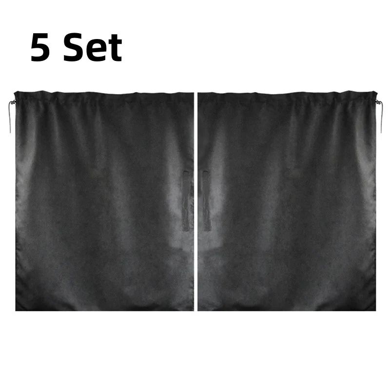 Car Privacy Curtains Universal Blackout Rear Seat Divider Sun Shade 4