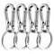Carabiner Keychain Clip Metal Key Holder Ring Set 4 Pcs 2