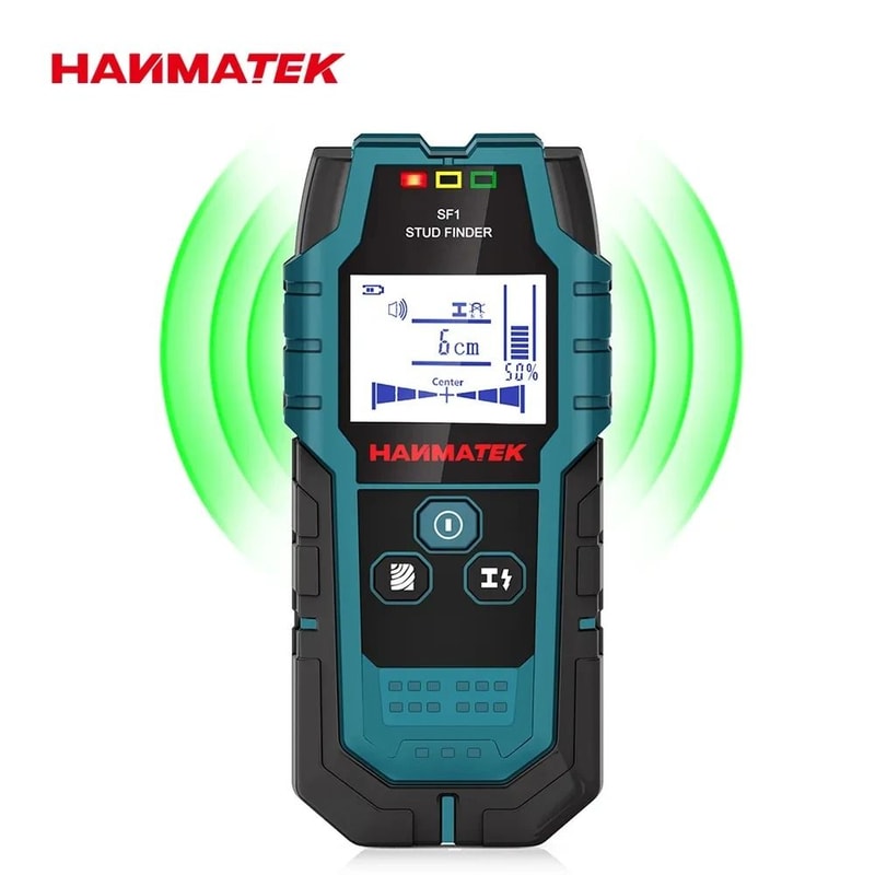 HANMATEK Smart Wall Scanner Stud Finder With Live Wire Detection And Depth Sensor 6