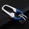 Heavy Duty Stainless Steel Keychain Carabiner Clip With Secure Key Ring 0