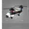 SWAT Police Helicopter Building Blocks Set Dual Rotor City Model Kit 4
