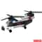 SWAT Police Helicopter Building Blocks Set Dual Rotor City Model Kit 2