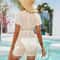 White Lace Beach Cover Up Dress Long Swimwear Bikini Tunic 6