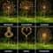 Solar Firework Garden Lights Waterproof LED Dandelion Lawn Decor 9
