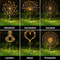 Solar Firework Garden Lights Waterproof LED Dandelion Lawn Decor 9