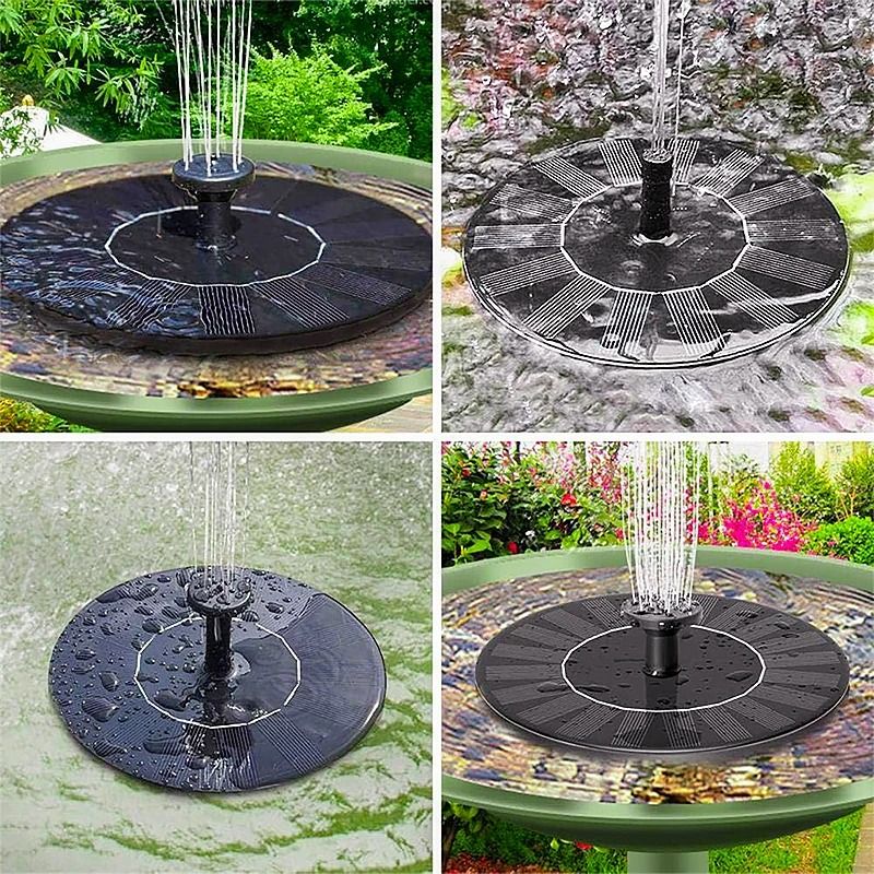 Solar Fountain Pump For Garden Pond Pool Floating Water Feature 6