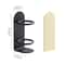 Wall Mounted Toothbrush Holder Organizer With Razor Storage Shelf No Drill 1