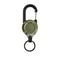 Heavy Duty Retractable Keychain With Steel Wire Reel And Carabiner Clip 3