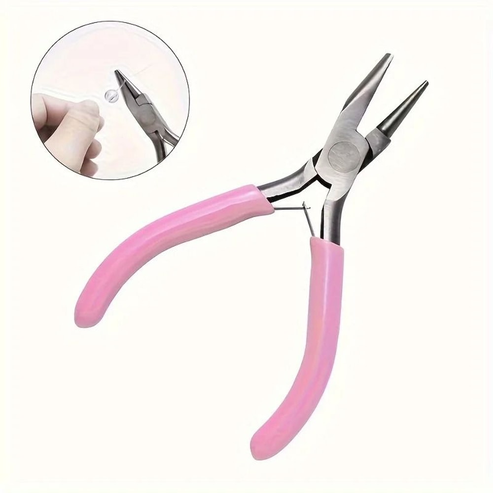 Professional Round Nose Pliers For Jewelry Making Precision Wire Loop Tool 0