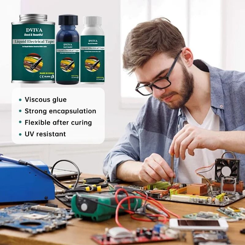 Liquid Electrical Tape Wire Insulation Sealant Waterproof Cable Repair Glue 9