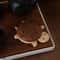 Black Walnut Wooden Tea Coaster Heat Resistant Turtle Trivet Mat 3